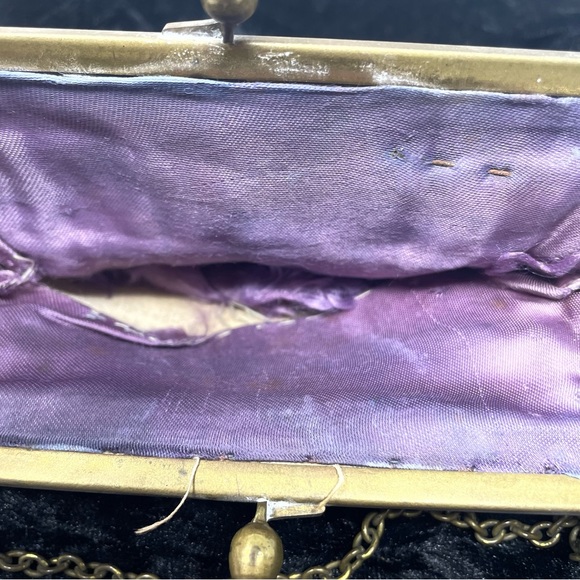 VINTAGE Beaded Purse with Beaded Fringe - Picture 5 of 5